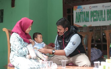 Holding Industri Pertambangan Tangani Dampak Bencana Di Nanggung Dan Sukajaya