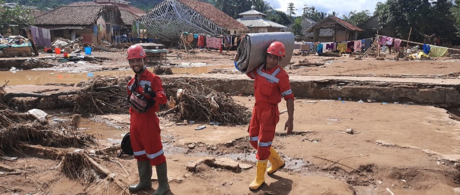ANTAM And MIND ID Emergency Response Team Handles Flood Impact In Lebak