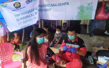  ANTAM Handles Disaster Impacts in Various Regions in Indonesia