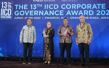ANTAM Kembali Raih the 13th IICD Corporate Governance Award Kategori (Big Cap) Best Disclosure and Transparency