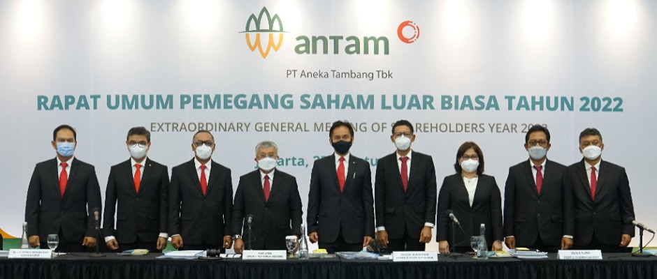 ANTAM Conducted Extraordinary General Meeting of Shareholders (EGMS) Year 2022