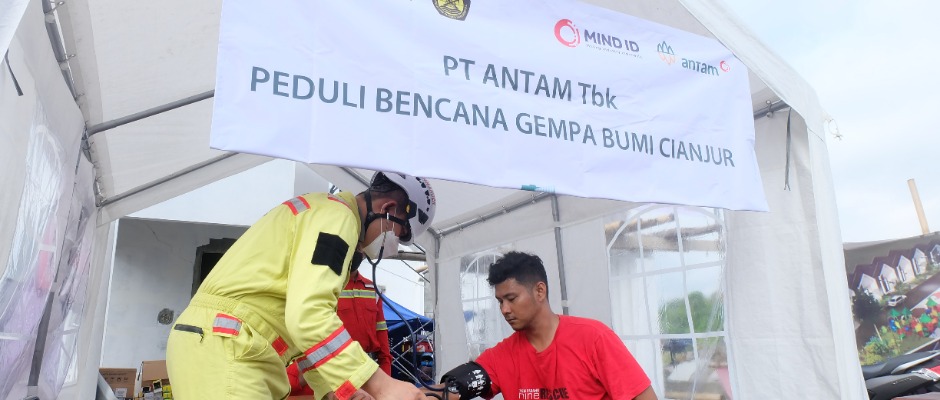 ANTAM Humanitarian Assistance and Emergency Response Activities in Cianjur