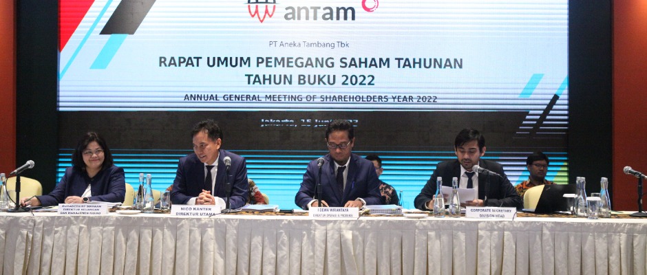 ANTAM Annual General Meeting of Shareholders (AGMS) Financial Year 2022